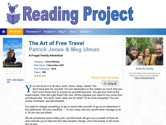BookReviews/TheArtOfFreeTravel_PatrickJones_MegUlman screenshot