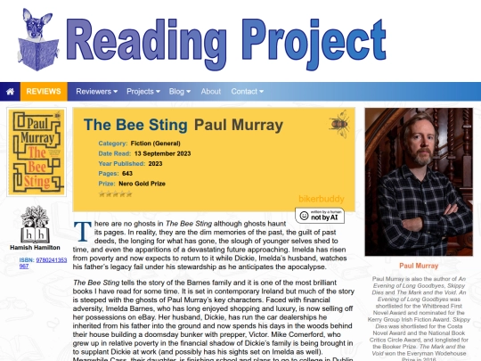BookReviews/TheBeeSting_PaulMurray screenshot