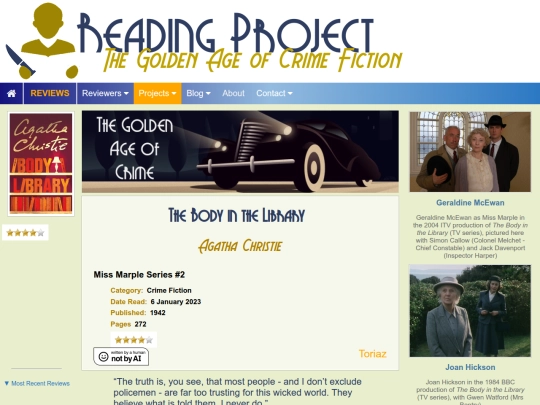 BookReviews/TheBodyInTheLibrary_AgathaChristie screenshot