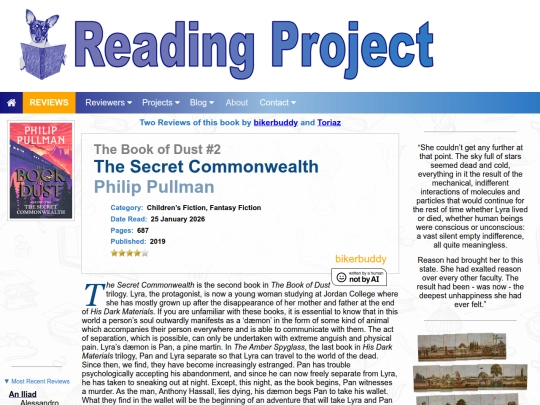 BookReviews/TheBookOfDust2-TheSecretCommonwealth_PhilipPullman screenshot