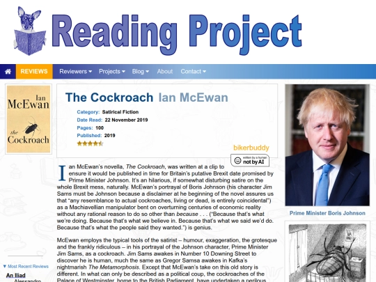 BookReviews/TheCockroach_IanMcEwan screenshot