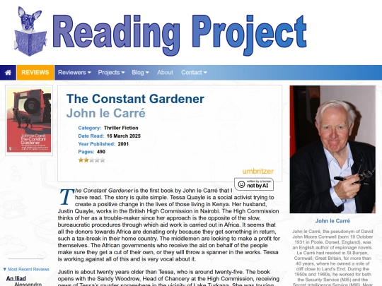 BookReviews/TheConstantGardener_JohnLeCarre screenshot