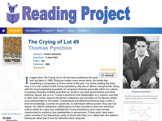 BookReviews/TheCryingOfLot49_ThomasPynchon screenshot