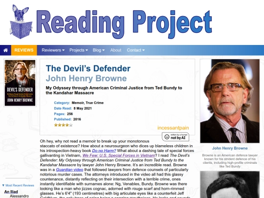 BookReviews/TheDevilsDefender_JohnHenryBrowne screenshot