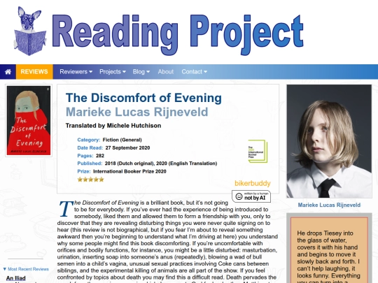 BookReviews/TheDiscomfortOfEvening_MariekeLucasRijneveld screenshot