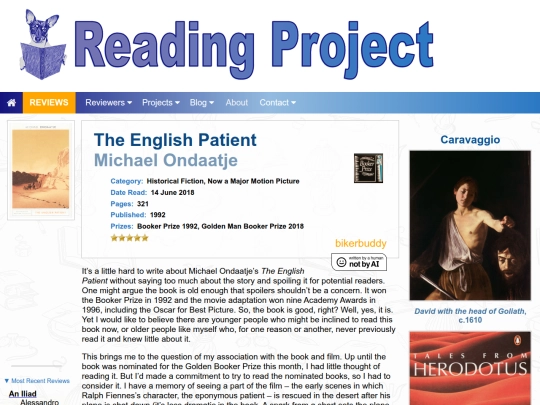 BookReviews/TheEnglishPatient_MichaelOndaatje screenshot