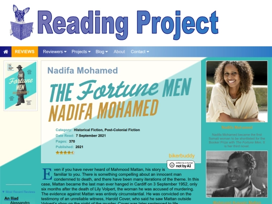 BookReviews/TheFortuneMen screenshot