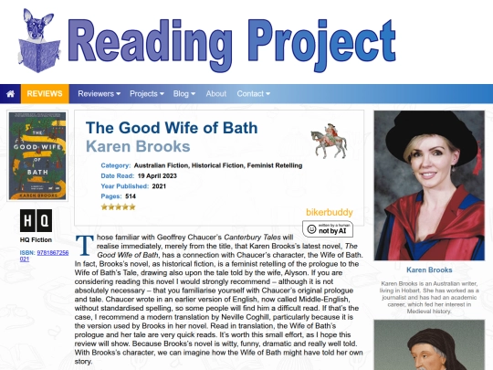 BookReviews/TheGoodWifeOfBath_KarenBrooks screenshot