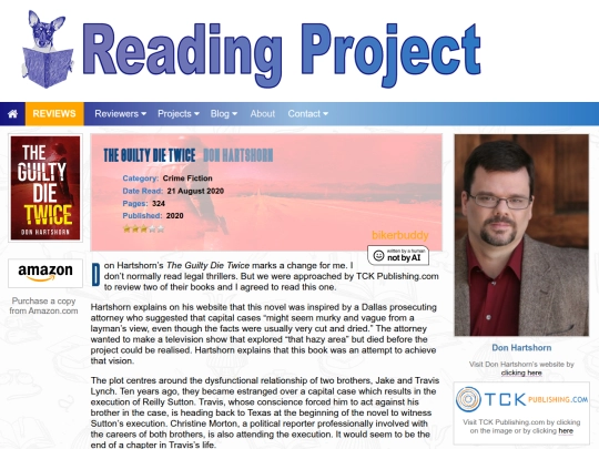 BookReviews/TheGuiltyDieTwice_DonHartshorn screenshot