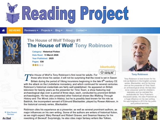 BookReviews/TheHouseOfWolf_TonyRobinson screenshot