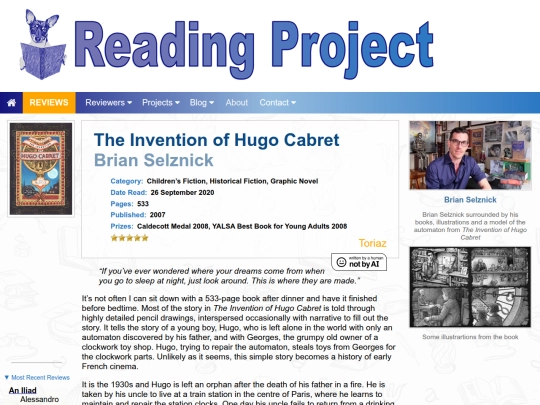 BookReviews/TheInventionOfHugoCabret_BrianSelznick screenshot