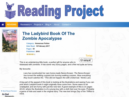 BookReviews/TheLadybirdBookOfTheZombieApocalypse screenshot