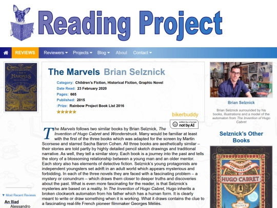 BookReviews/TheMarvels_BrianSelznick screenshot