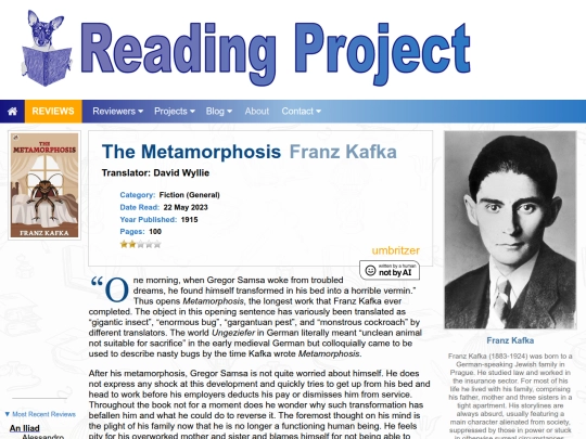 BookReviews/TheMetamorphosis_FranzKafka screenshot