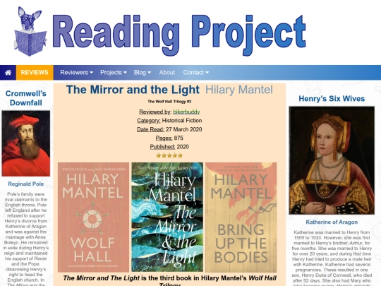 BookReviews/TheMirrorAndTheLight_HilaryMantel screenshot