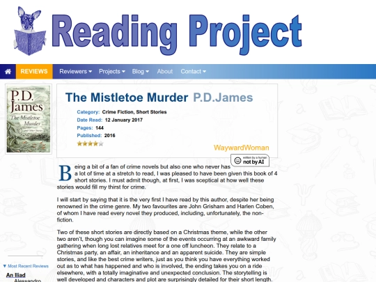 BookReviews/TheMistletoeMurder_PDJames screenshot