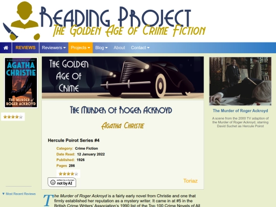 BookReviews/TheMurderOfRogerAckroyd_AgathaChristie screenshot