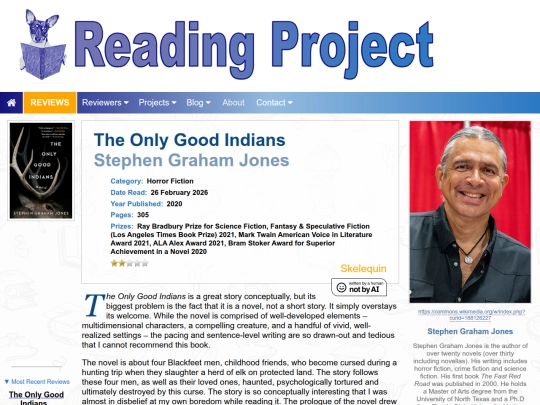 BookReviews/TheOnlyGoodIndians_StephenGrahamJones screenshot