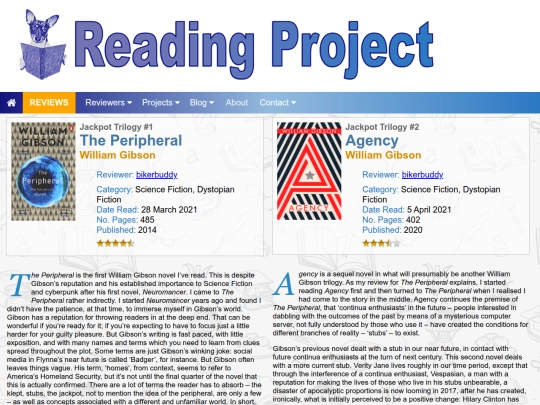 BookReviews/ThePeripheral_Agency_WilliamGibson screenshot