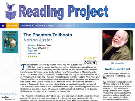 BookReviews/ThePhantomTollbooth_NortonJuster screenshot