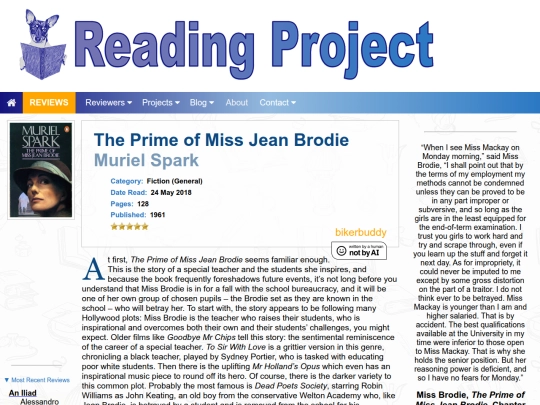 BookReviews/ThePrimeOfMissJeanBrodie_MurielSpark screenshot