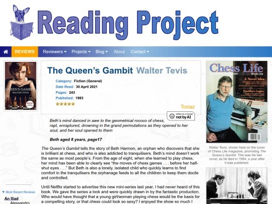 BookReviews/TheQueensGambit_WalterTevis screenshot