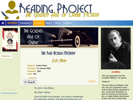 BookReviews/TheRedHouseMystery_AAMilne screenshot