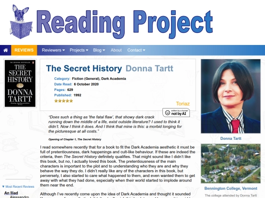 BookReviews/TheSecretHistory_DonnaTartt screenshot