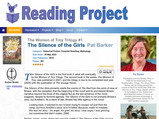 BookReviews/TheSilenceOfTheGirls_PatBarker screenshot