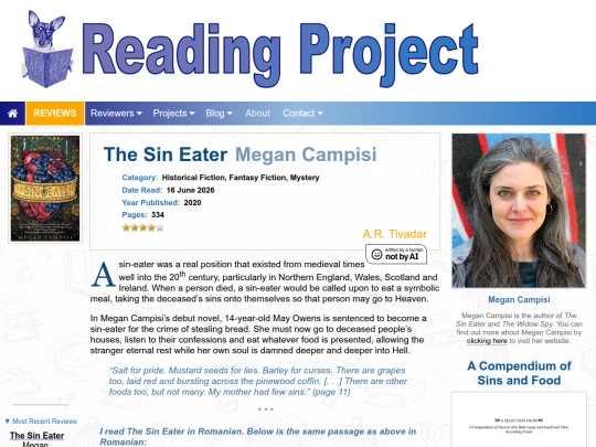 BookReviews/TheSinEater_meganCampisi screenshot