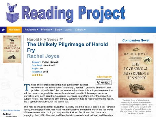 BookReviews/TheUnlikelyPilgrimageOfHaroldFry_RachelJoyce screenshot