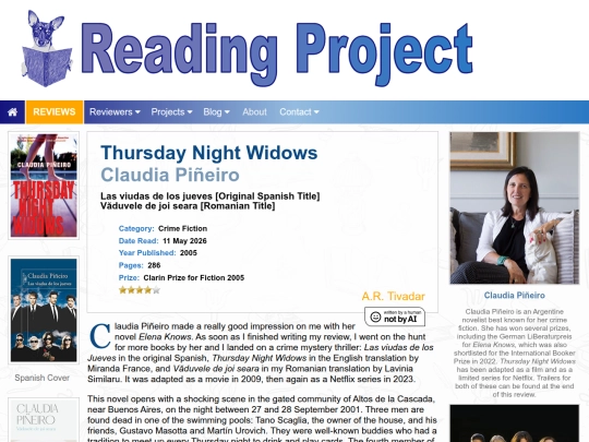 BookReviews/ThursdayNightWidows_ClaudiaPineiro screenshot