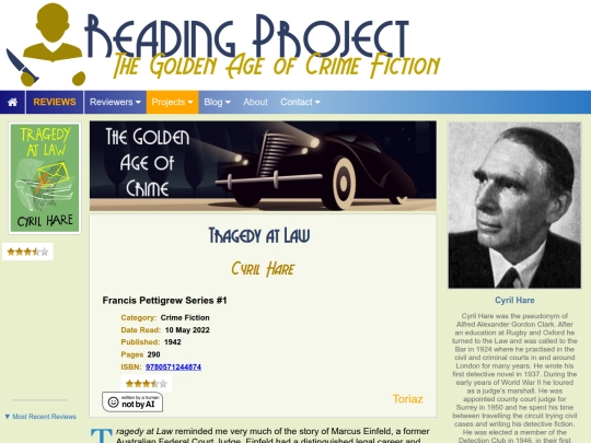 BookReviews/TragedyAtLaw_CyrilHare screenshot