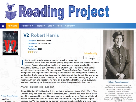 BookReviews/V2_RobertHarris screenshot