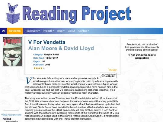 BookReviews/VForVendetta_AlanMoore screenshot