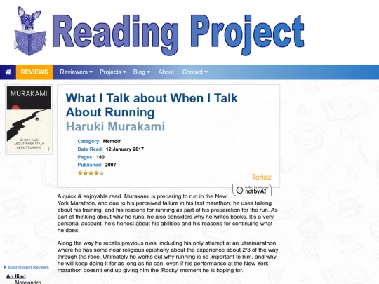 BookReviews/WhatITalkAboutWhenITalkAboutRunning_HarukiMurakami screenshot