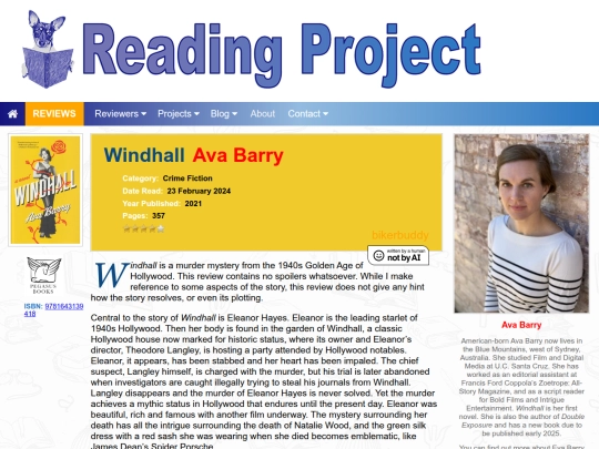 BookReviews/Windhall_AvaBarry screenshot