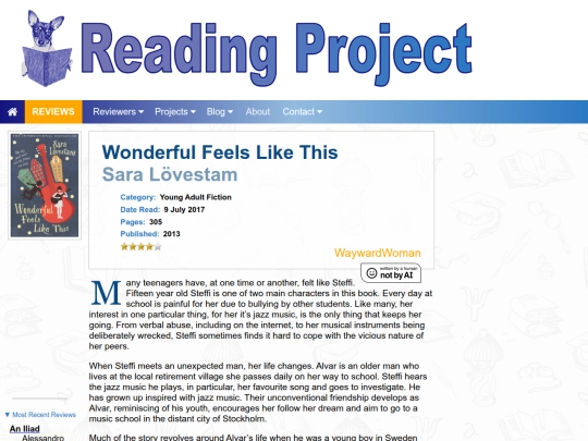 BookReviews/WonderfulFeelsLikeThis_SaraLovestam screenshot