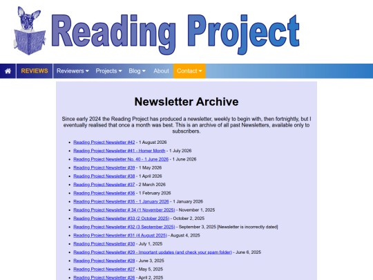 Messages/NewsletterArchive screenshot