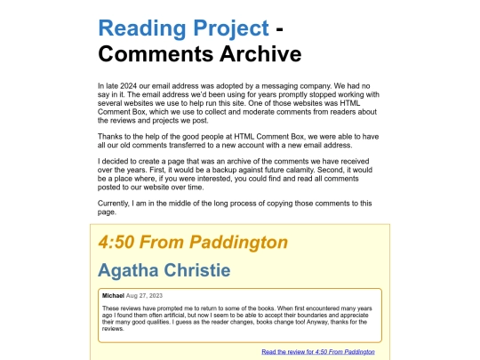 Messages/ReviewMessagesArchive screenshot