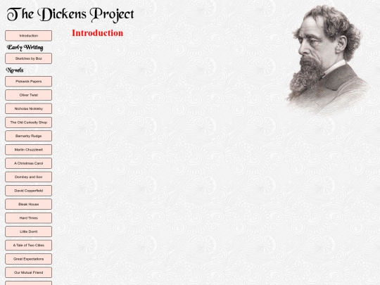 SpecialReadingProjects/Dickens/DickensMain screenshot