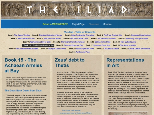 SpecialReadingProjects/Homer/TheIliad/Summary/IliadSummary15 screenshot