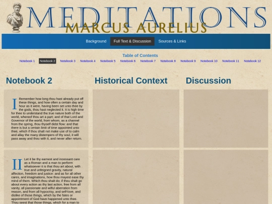 SpecialReadingProjects/MarcusAurelius/Discussion/Meditations-Discussion02 screenshot