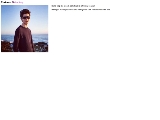 Users/ReviewProfile/NickoHeapProfile screenshot