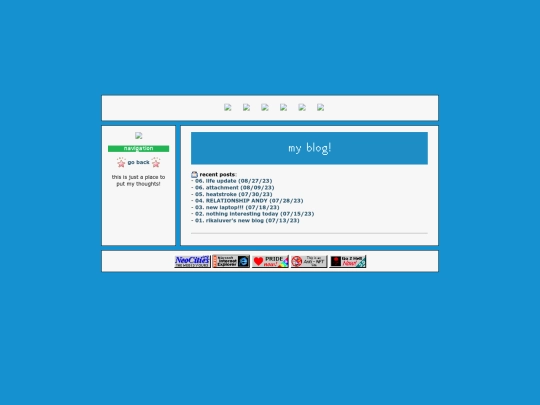 blog screenshot