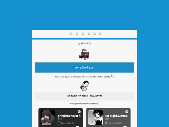 playlists screenshot