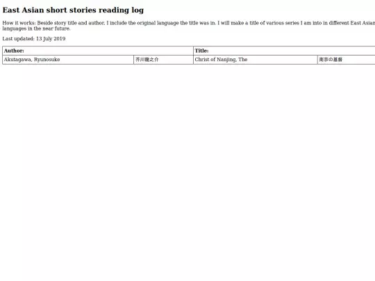 pages/log screenshot