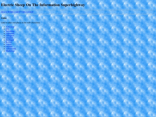 links screenshot