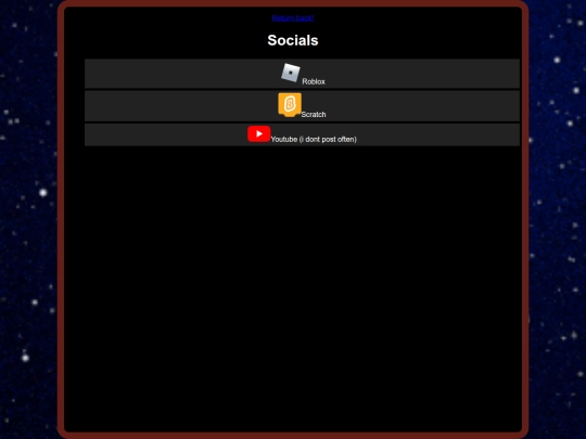 socials screenshot