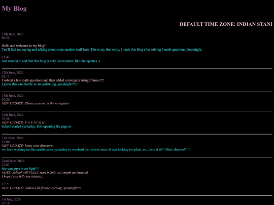 blog screenshot